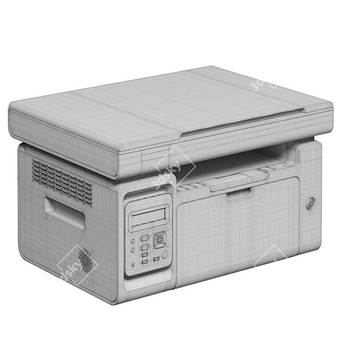 Compact Pantum M6507W Multifunction Printer 3D model image 8