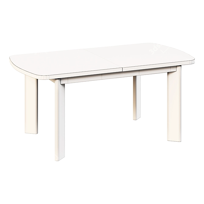 Modern Vail Dining Table 3D model image 2