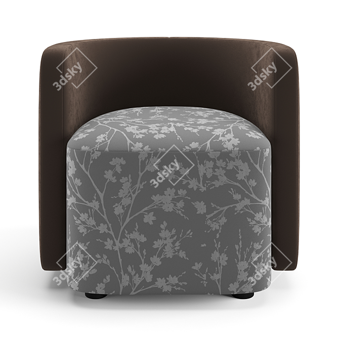 Luxury Living Roxanne Armchair 3D model image 2