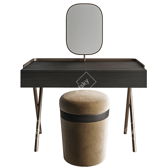 Elegance Personified: LUIS Dressing Table 3D model image 2