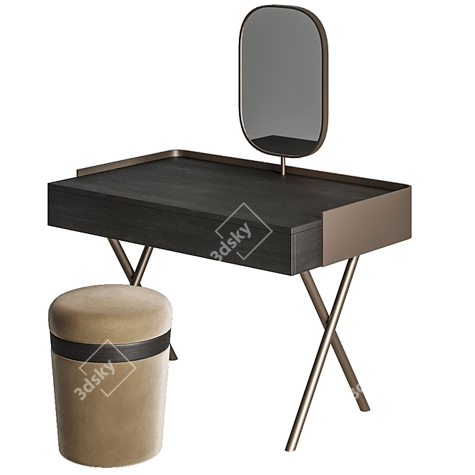 Elegance Personified: LUIS Dressing Table 3D model image 4