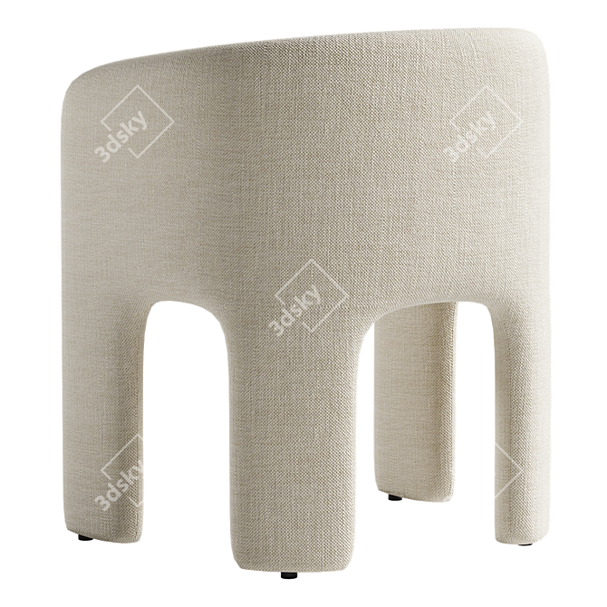 Modern Ditre Italia Cali Chair 3D model image 2