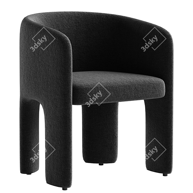 Modern Ditre Italia Cali Chair 3D model image 3