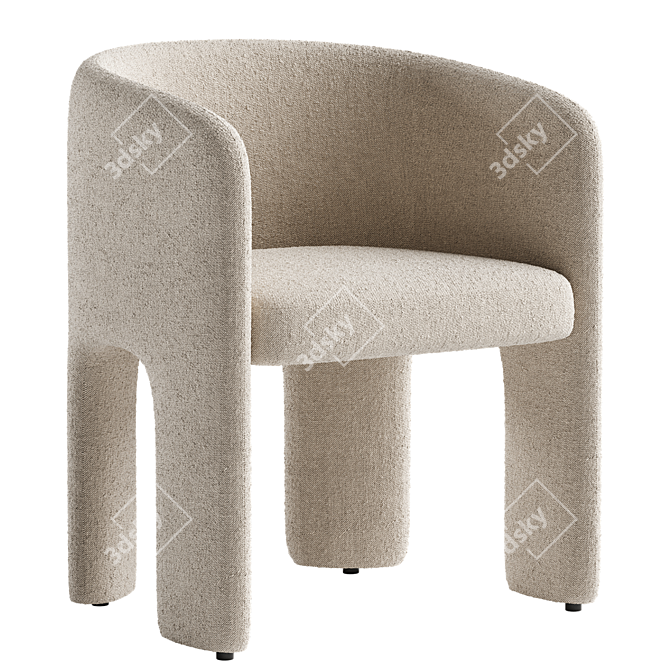 Modern Ditre Italia Cali Chair 3D model image 5