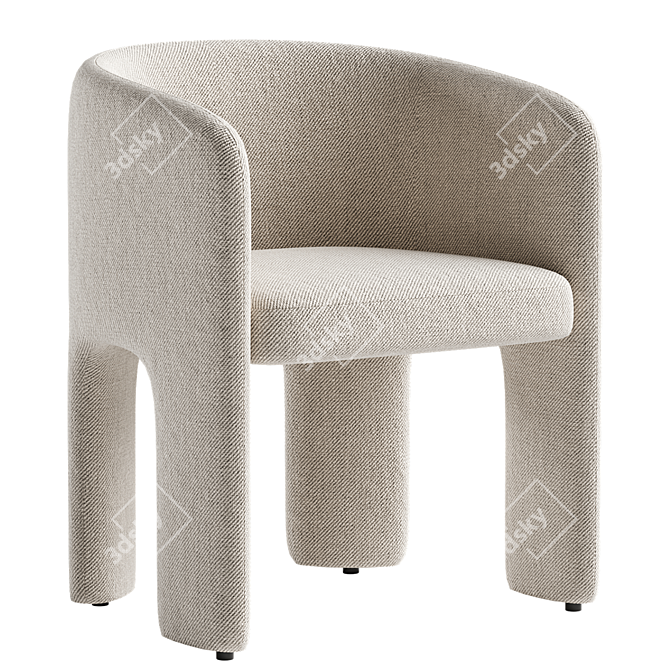 Modern Ditre Italia Cali Chair 3D model image 6