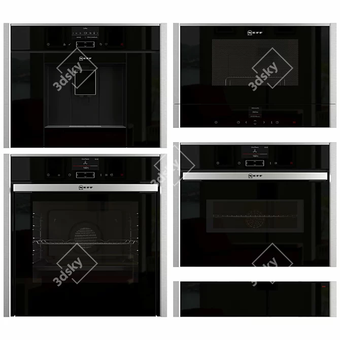 Neff Kitchen Appliance Collection 3D model image 1