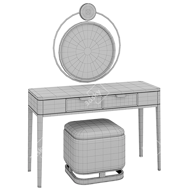 Sleek 2015 Mandalay Dresser 3D model image 6