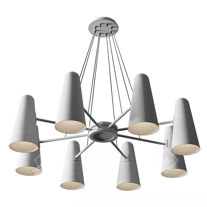 Scandlight Brady Pendant Light 3D model image 6