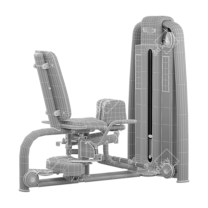 Technogym Selection 700 Ab-Abductor 3D model image 5