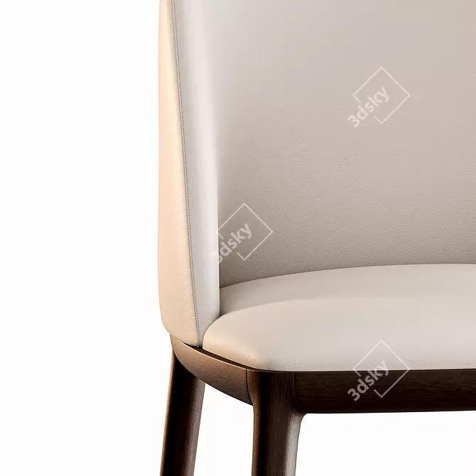 Modern Luxury Mariel Dining Chair 3D model image 4