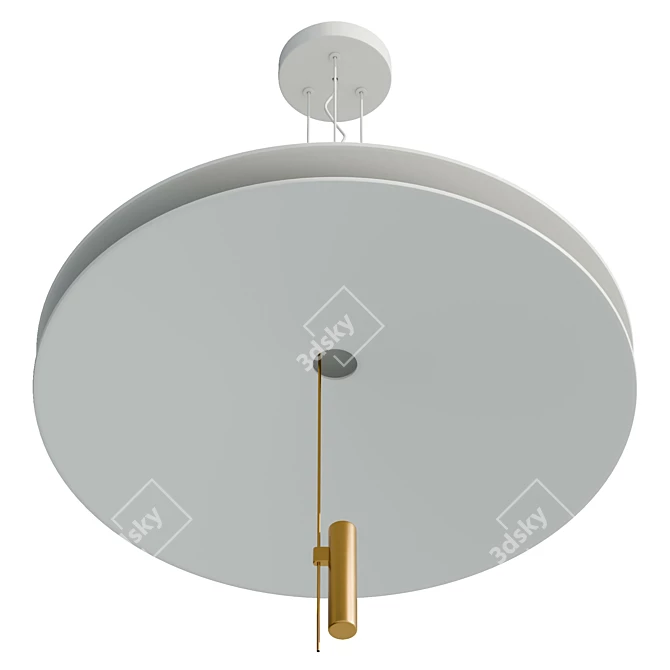 Vibia Flamingo UV-Mapped Pendant Lamp 3D model image 4