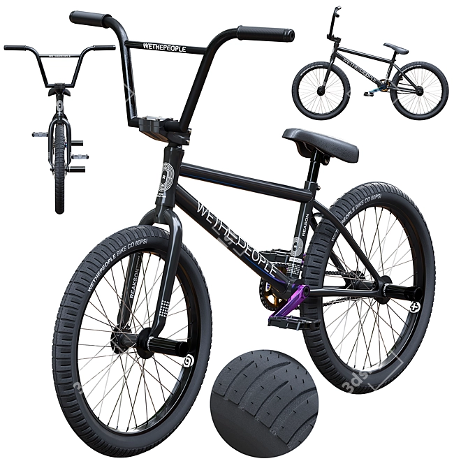 Stylish 2015 Reason Bikes Model 3D model image 1