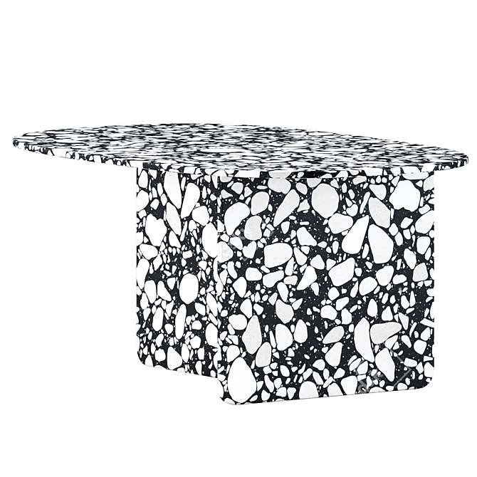 Modern Marble Coffee Tables Set 3D model image 5