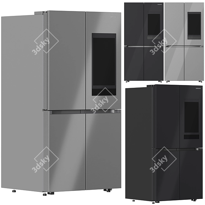 Samsung Smart Refrigerator Collection 3D model image 6