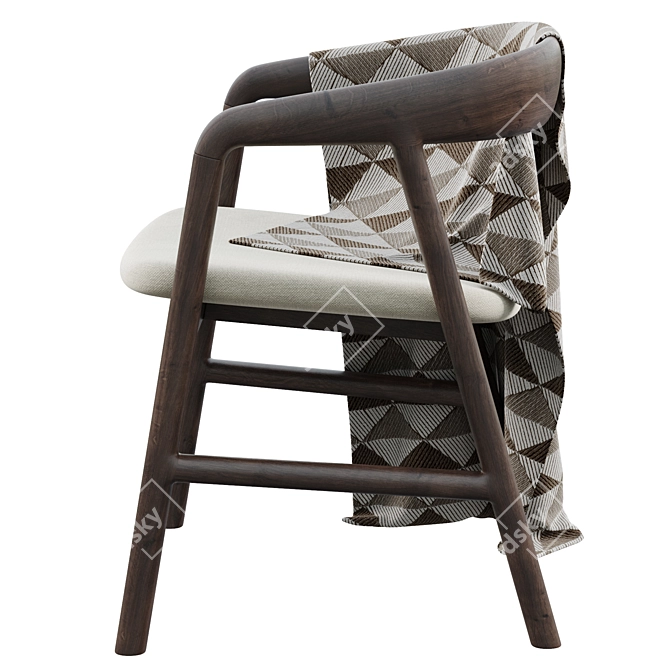 Elegant Camlina Chair: Exquisite Design 3D model image 3