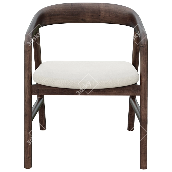 Elegant Camlina Chair: Exquisite Design 3D model image 11