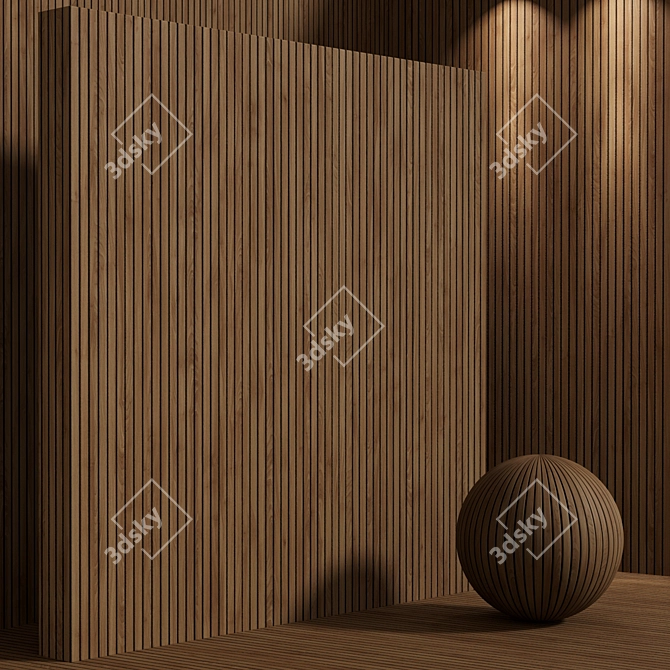 Seamless Wood Plank Set - 173 3D model image 4