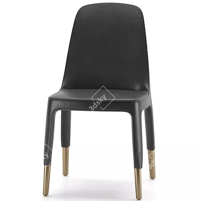 Modern Ester 691 Chair Design 3D model image 2