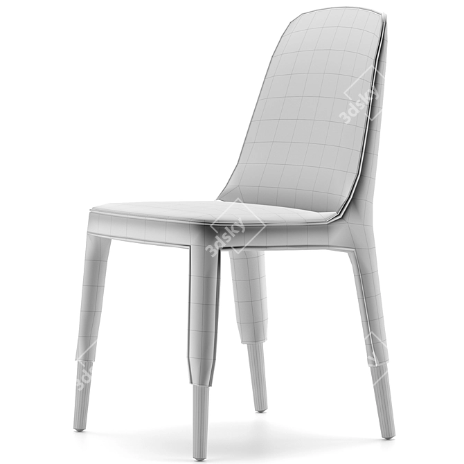 Modern Ester 691 Chair Design 3D model image 5