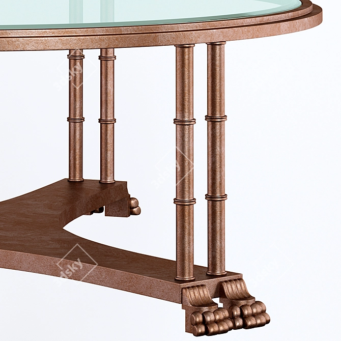 Elegant Lioness Coffee Table, 3Ds Max, FBX 3D model image 4