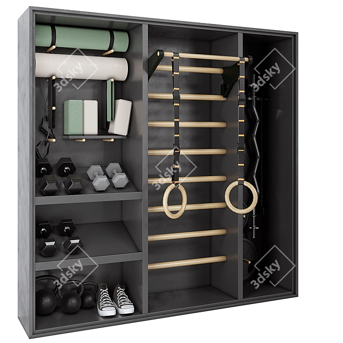 Sports Equipment Storage 3D Models 3D model image 2