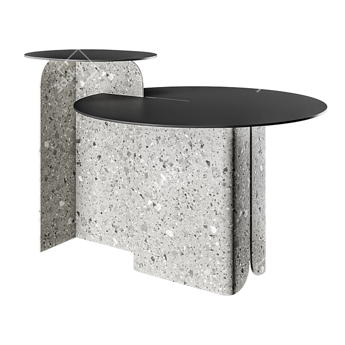 Estensioni Gray Hip-Hop Coffee Table 3D model image 3