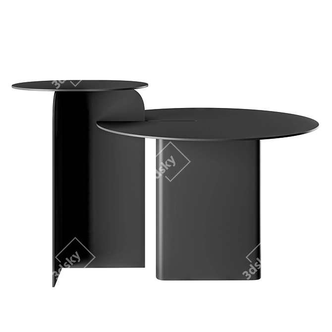 Estensioni Gray Hip-Hop Coffee Table 3D model image 5