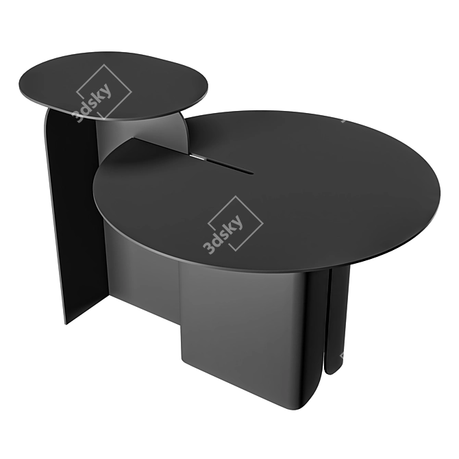 Estensioni Gray Hip-Hop Coffee Table 3D model image 6