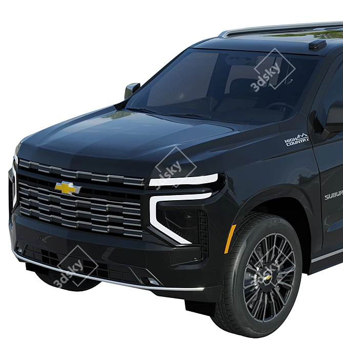 2024 Chevrolet Suburban High Country 3D model image 3