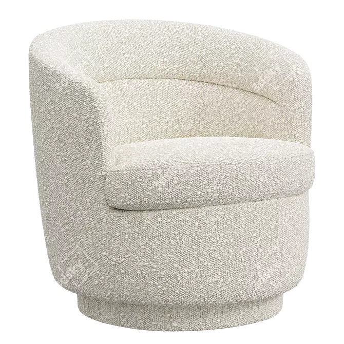 Modern Swivel Chair Furnishing Gem 3D model image 1