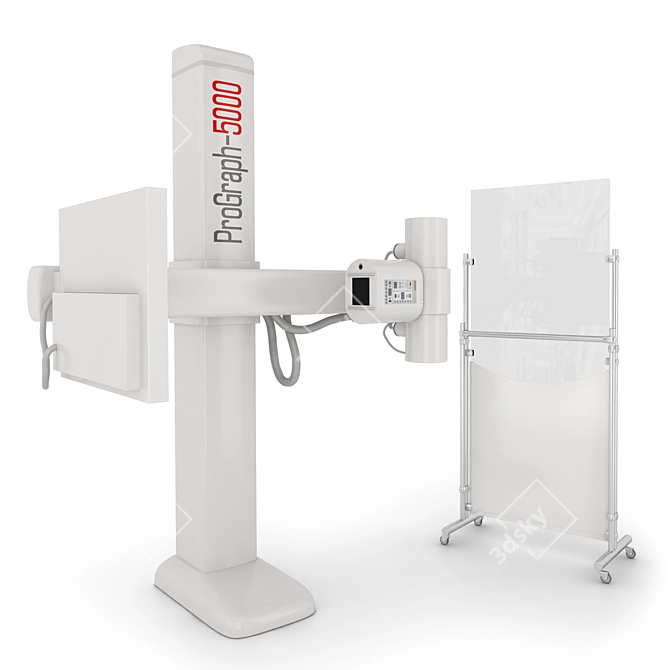 Fluorograph Screen Connector Furniture Systems 3D model image 11