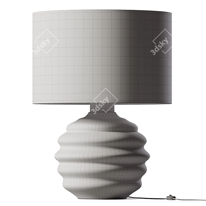 Elegant Giada Table Lamp 3D model image 2