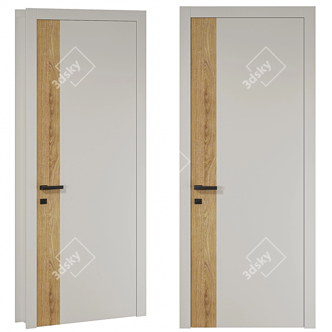 Profil Doors 24PE Entry Door 3D model image 1