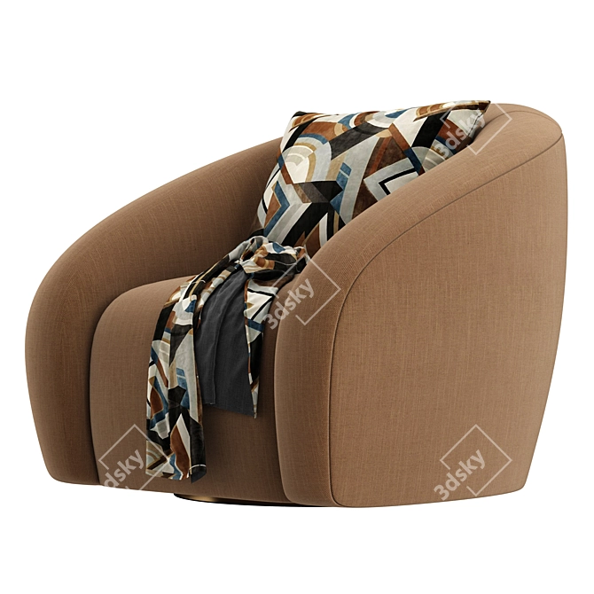  Luxe RH Sofia Armchair 3D model image 6