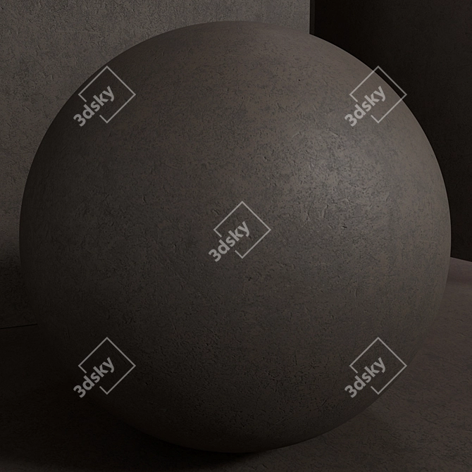 Seamless Concrete Materials Collection 3D model image 2