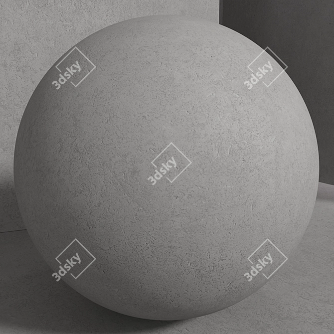 Seamless Concrete Materials Collection 3D model image 4