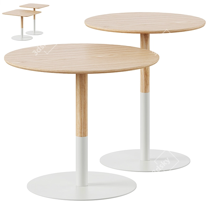 La Forma Watse Set Tables 3D model image 1