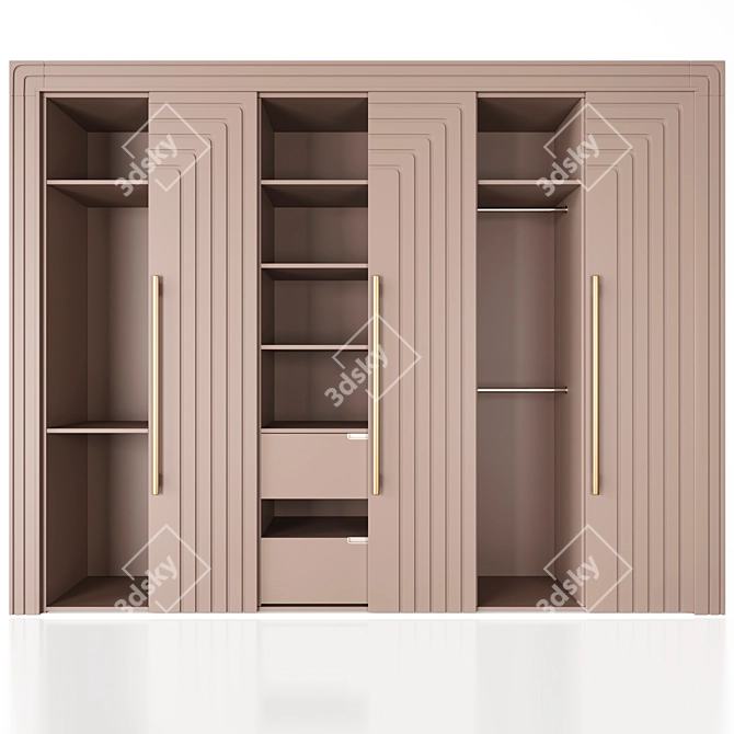 Francisco Swing Door Wardrobe 3D model image 11