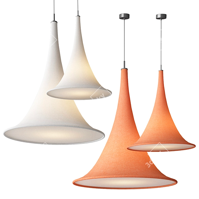 Cabana Pendant Light Collection 3D model image 1