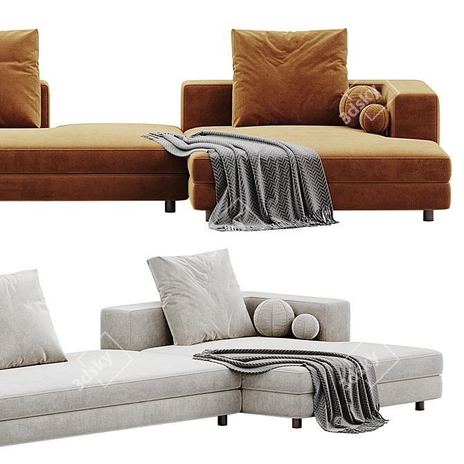 Maxalto Arbiter Sofa | Диван 3D model image 3