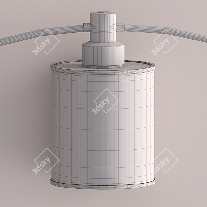 Adjustable Barrel Garland - Versatile Decor 3D model image 4