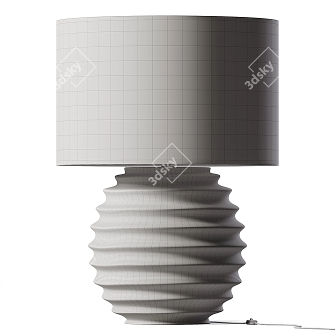 Sleek Modern Table Light 3D model image 2