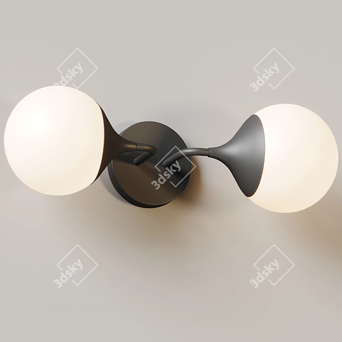 Parisian-inspired Arched Lighting Collection 3D model image 3