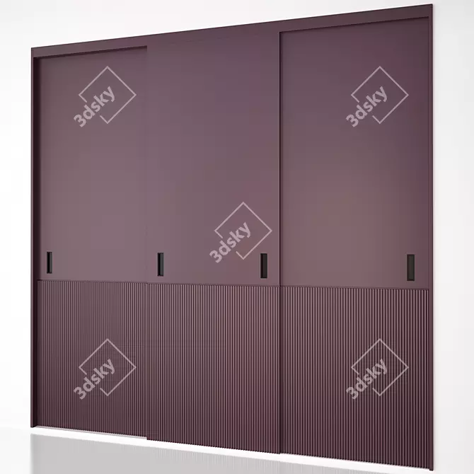 Brooks Wardrobe Closet 3D model image 1