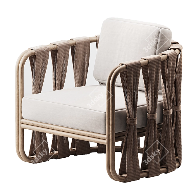 Modular Lounge Chair Set 3D model image 5