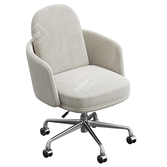 Vega Ergonomic Desk Chair 3D model image 2