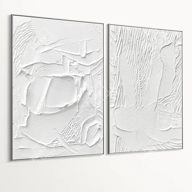 Texture Plaster 2 Photo Frame 3D model image 2