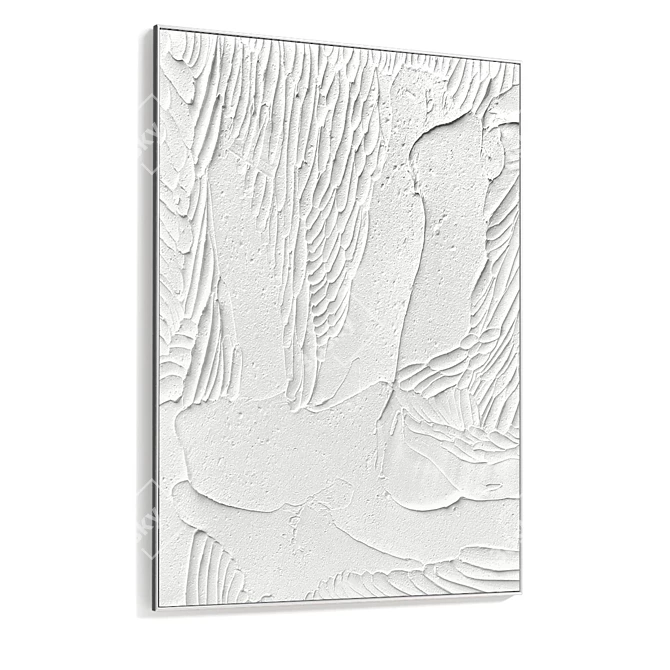 Texture Plaster 2 Photo Frame 3D model image 4