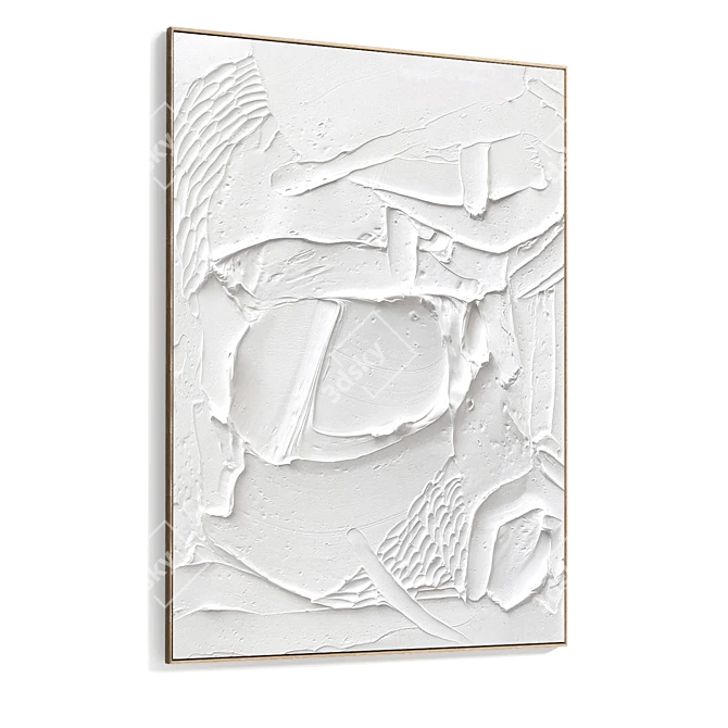 Texture Plaster 2 Photo Frame 3D model image 5