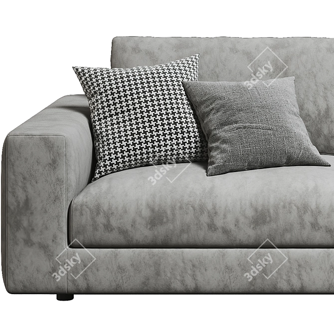 Luxury Superhiro Sofa: Vray Rendered 3D model image 3